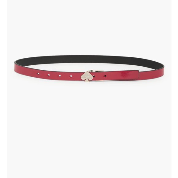 ♠️Kate Spade Wm Spade buckle reversible belt Ripe Apple-MEDIUM ♠️ main image 3